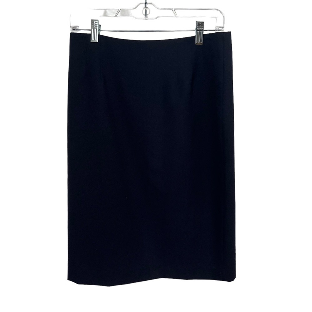 Pendleton Navy Blue Virgin Wool Pencil Skirt 8 Petite